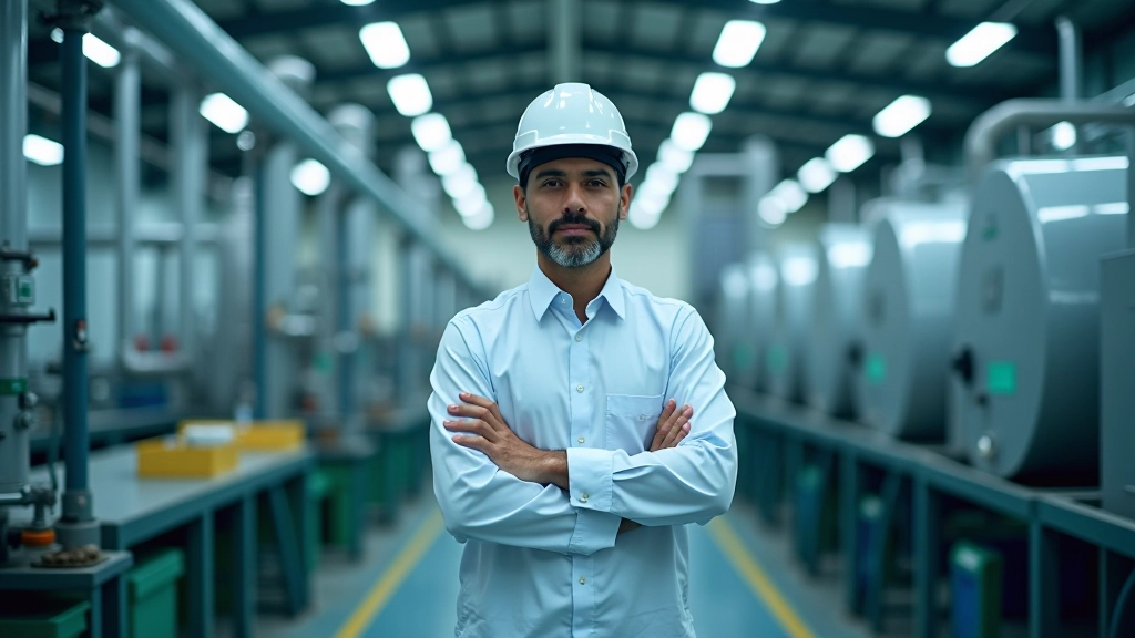 Industrial palm oil processing facility with refinery equipment and storage tanks for crude palm oil production