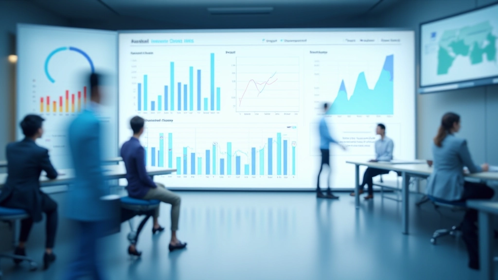 Dashboard with trade data visualizations and market analytics charts